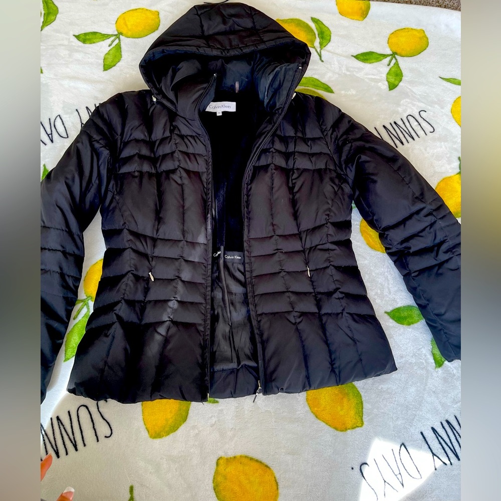 Worn once. CK jacket